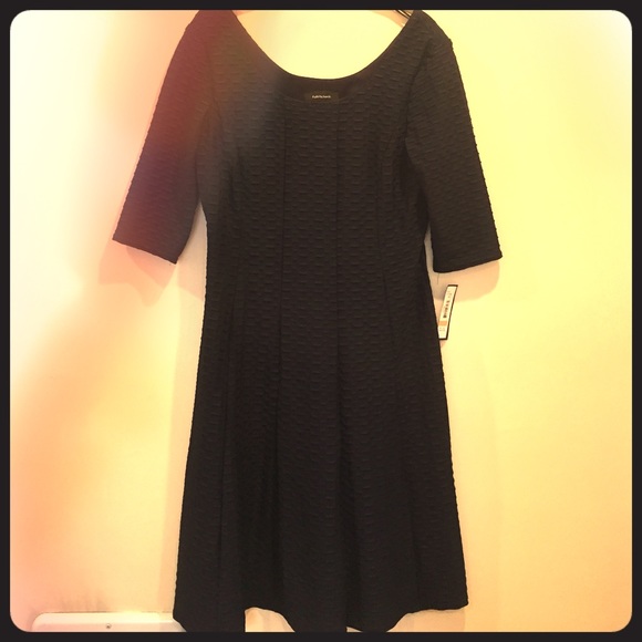 Navy blue shift dress