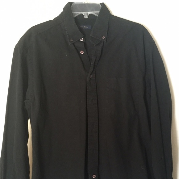 Club Room Button Down Shirt Black.