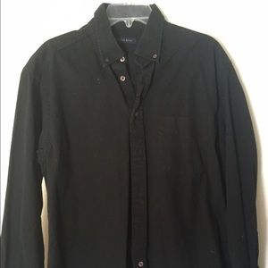 Club Room Button Down Shirt Black.