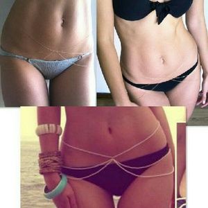 Gold Triple Belly Chain