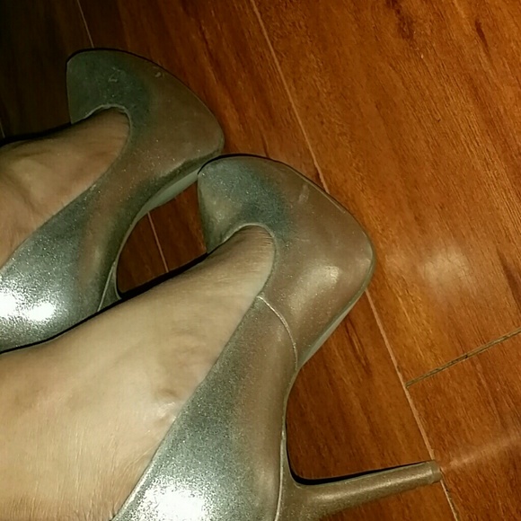 Gold Platform Heels