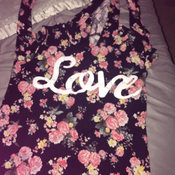 Floral long sleeve shirt