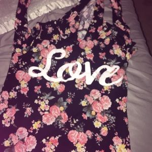 Floral long sleeve shirt