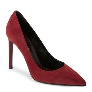 Yves Saint Laurent suede pumps