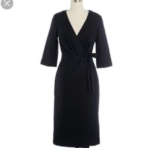 J. Crew Wool Wrap Dress