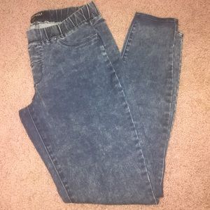 Acid Wash Jeggings
