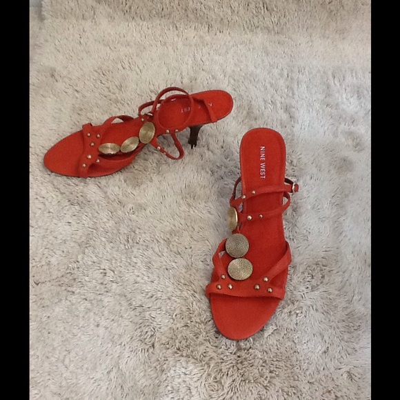 Burnt orange sandals - Picture 2 of 2