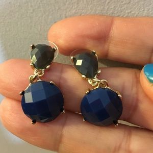 Leslie Danzis color block earrings (post)
