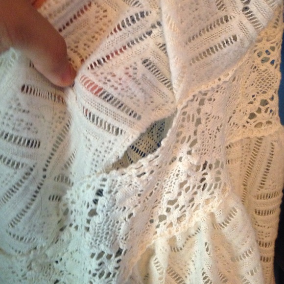 Free People top white lace - Picture 2 of 4