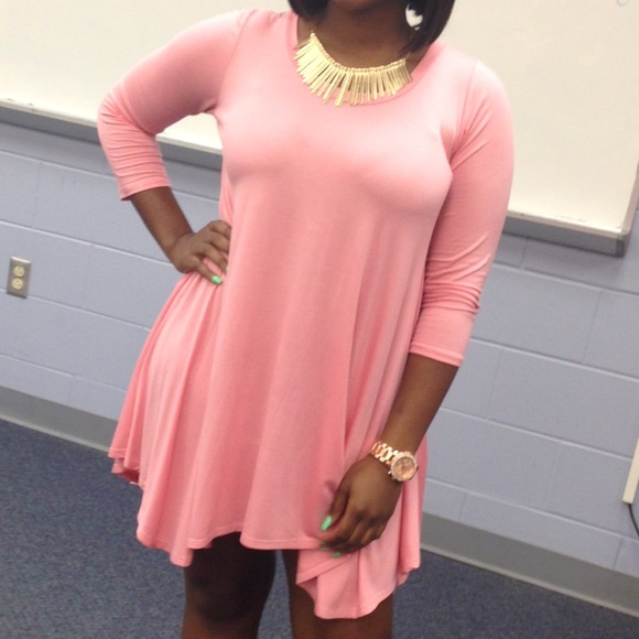 Pink Flare Dress