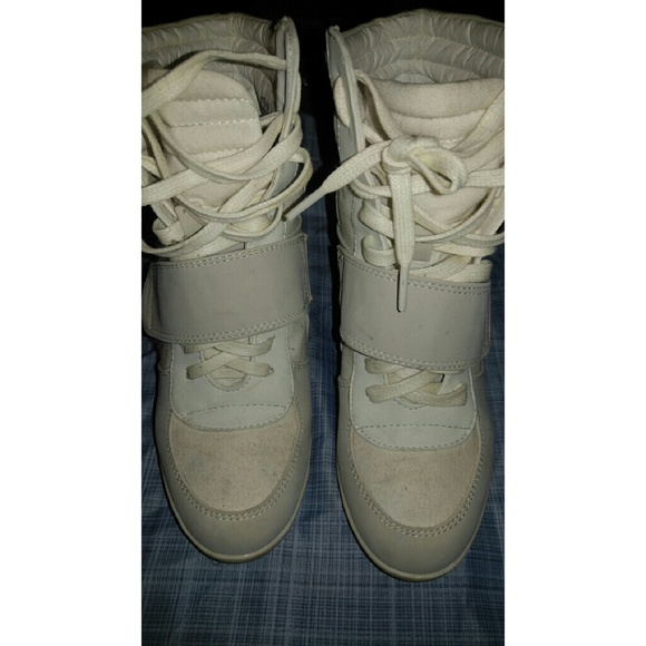 Bamboo sneaker wedges