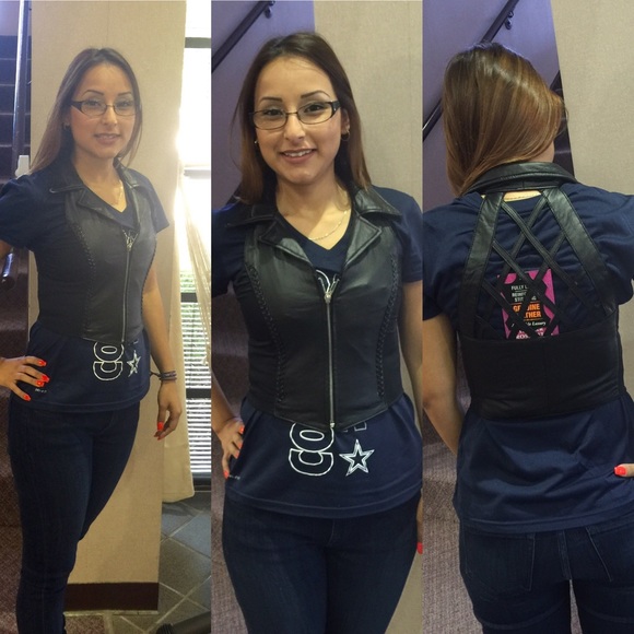 Ladies' Genuine Leather Vest - Picture 8 of 8