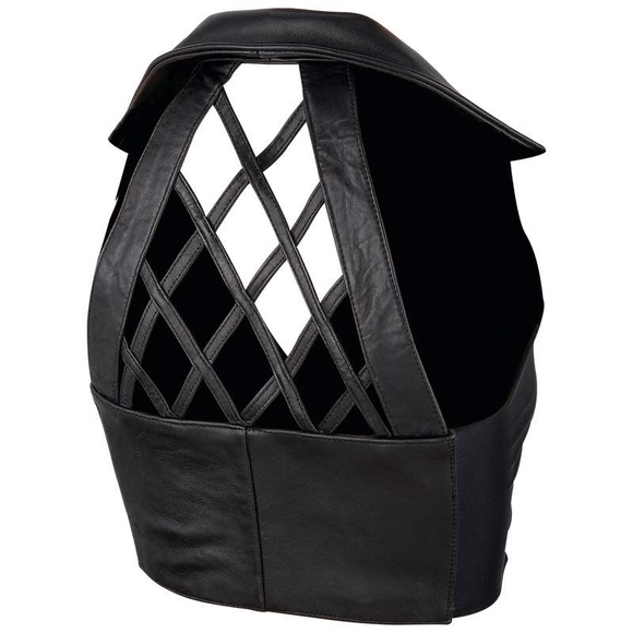 Ladies' Genuine Leather Vest - Picture 7 of 8