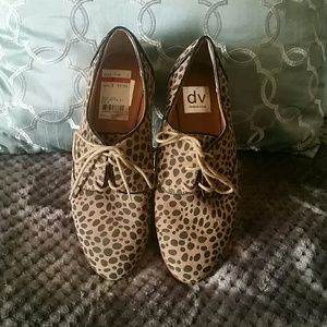 Cheetah print Oxfords