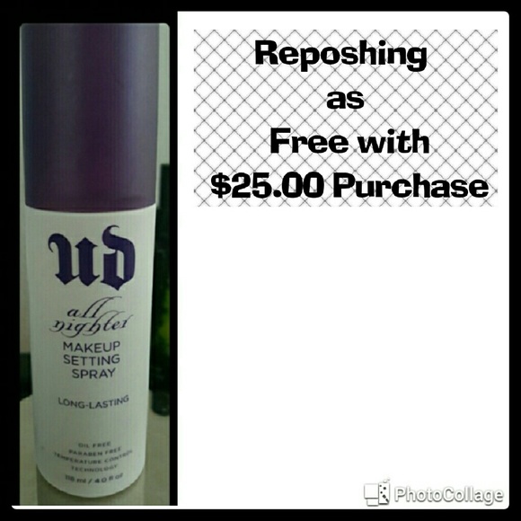 Free with A *$25.00 AND UP PURCHASE* or purchase