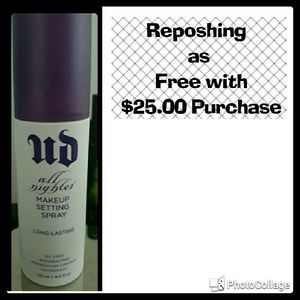 Free with A *$25.00 AND UP PURCHASE* or purchase