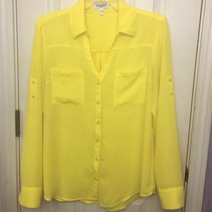 EXPRESS Yellow Blouse