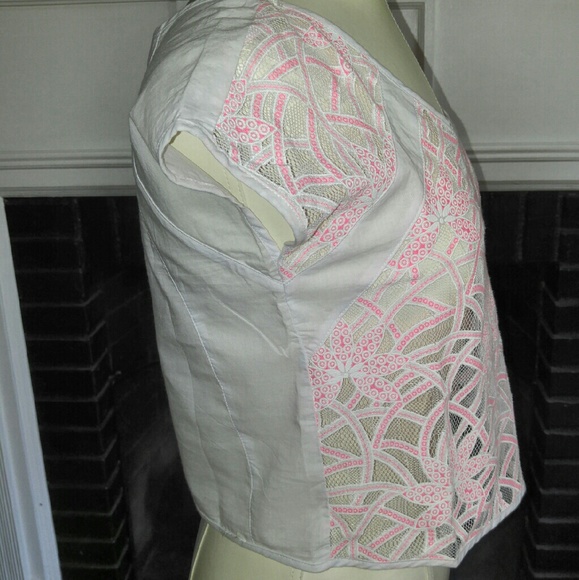 Crochet colorful crop top - Picture 3 of 4