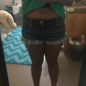 American eagle shortie shorts