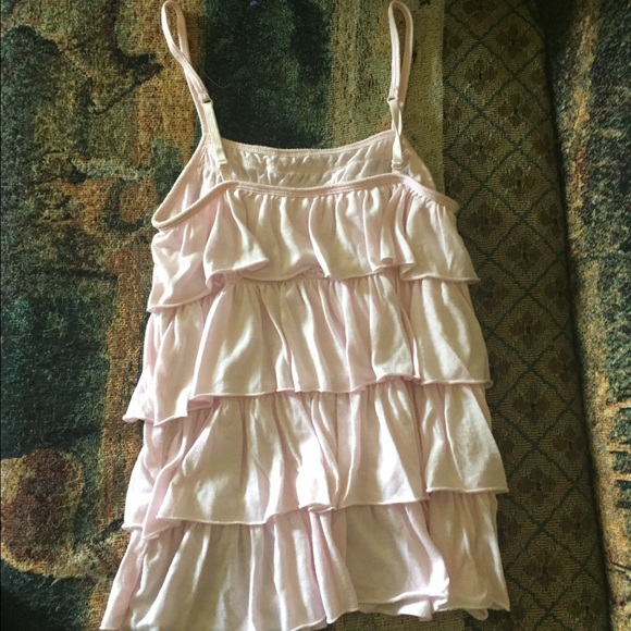 Pink Ruffle Tank Top - Picture 3 of 3