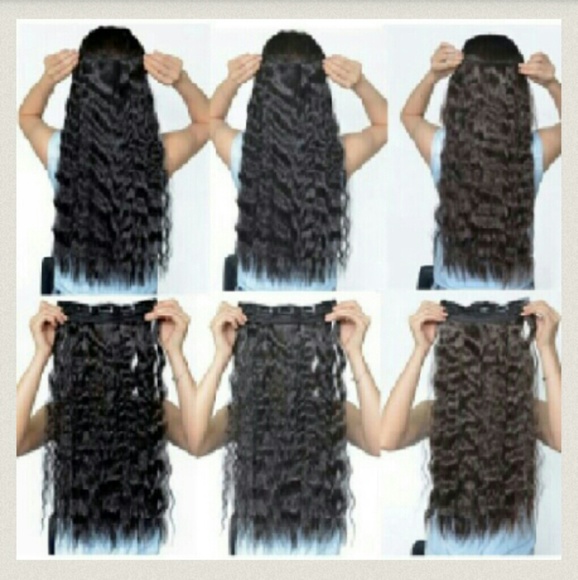 Brand 🆕 Clip In Synthetic Hair Extensions ❗ - Picture 3 of 4