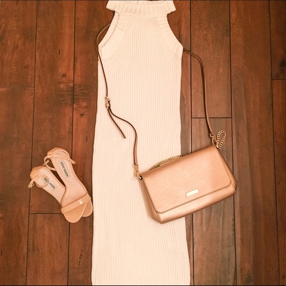 MOVING SALE!  Tea n Cup Fitted Knit Dress - Picture 3 of 3