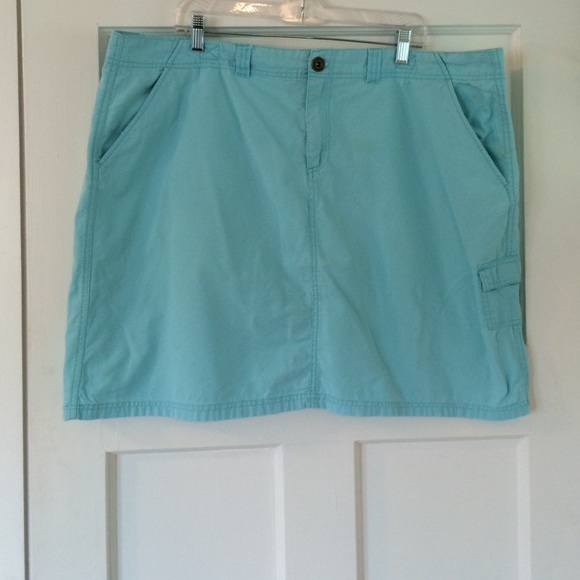 Lightweight Aqua Skirt for Summer Size 22W