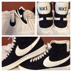 Vintage style Nike Blazer high top sneakers