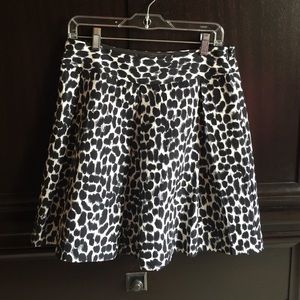 Kate spade leopard print skirt