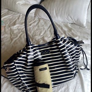 Kate Spade NAVY & Cream Stevie diaper bag