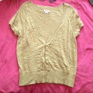 A tan brown blazer. Great to wear over shirts !!