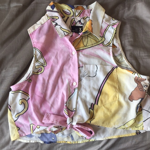 Urban Outfitters tie crop top