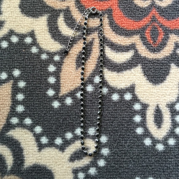 Black Rhinestone Necklace