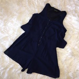 Forever 21 Sheer Shorts Romper