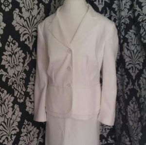 White Dress suit by Emily