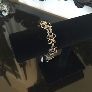 Flower pattern Chain Maille Bracelet