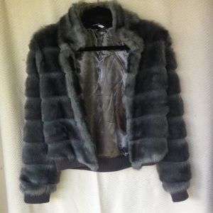 Faux fur coat