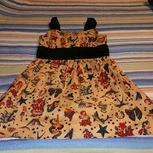 Pinup/Rockabilly Hemet dress!