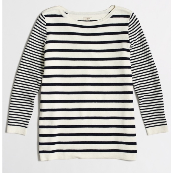J. Crew Sweaters - Brand new without tag J Crew mixed stripe sweater