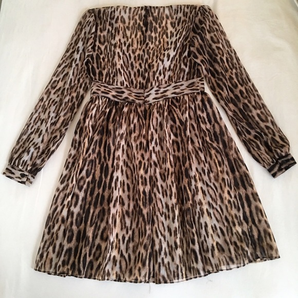 Michael Kors Leopard Dress with Empire Waist - Picture 4 of 4
