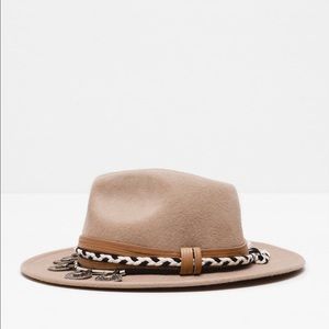 Zara Felt Coin Hat - 2016 Collection NWT Size M