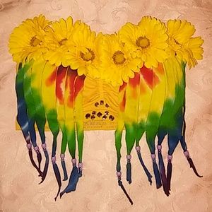 Rainbow festival top