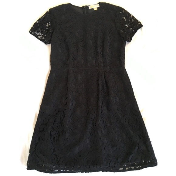 Michael Kors Black Lace Overlay Dress - Picture 2 of 4