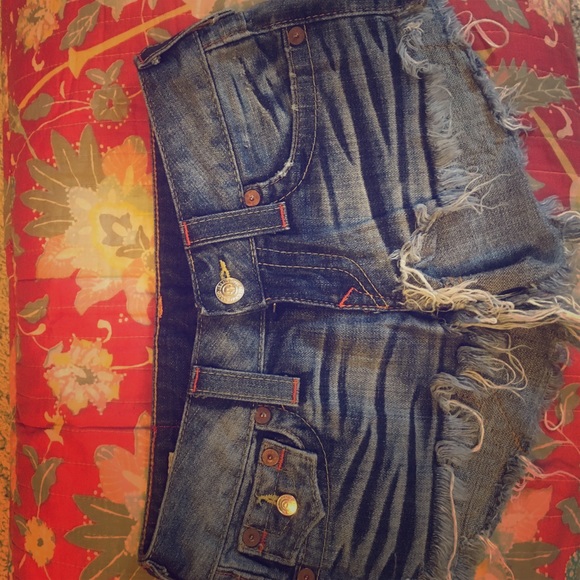 True Religion Joey Cutoffs