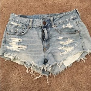 High waisted shorts