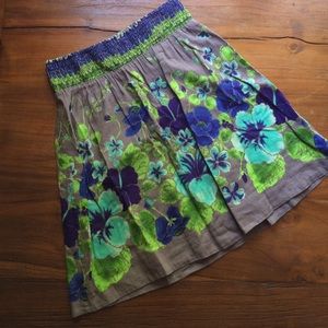 Free People Floral Skirt