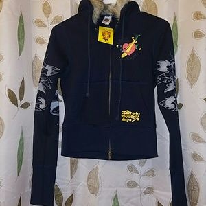 Ed hardy zip up hoody