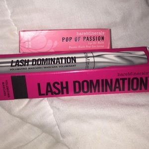 Bare Minerals Lip Balm & Lash Domination Mascara