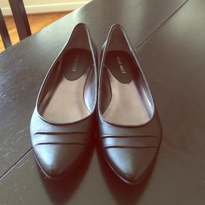 Nine West leather pointed toe flats