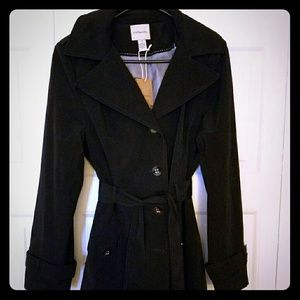 Black trench coat